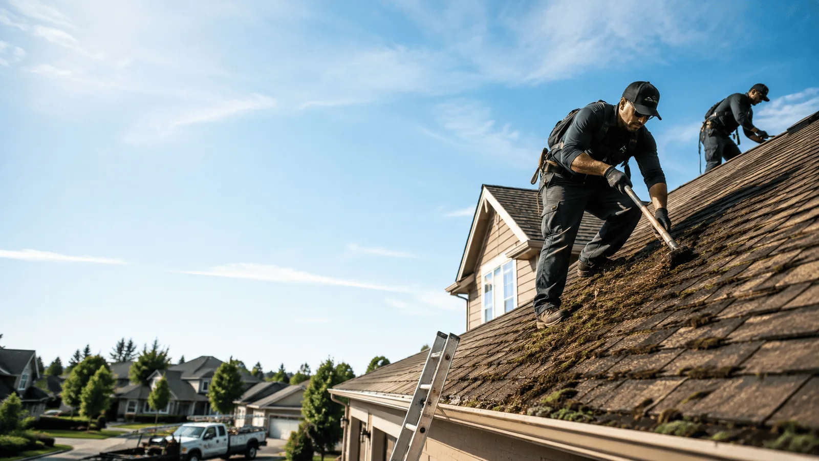 Roof Moss Removal in Doylestown, OH near me